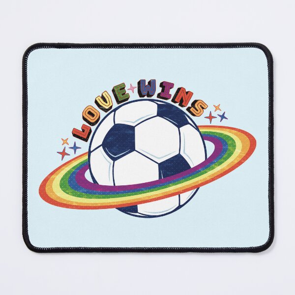 Item preview, Love Wins Planet Soccer LGBTQIAP designed and sold by Numero14.