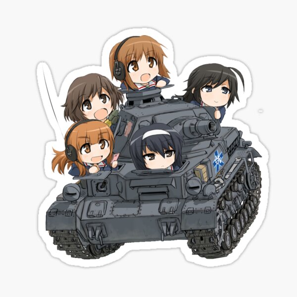 Girls Und Panzer Sticker For Sale By Vasquach Redbubble