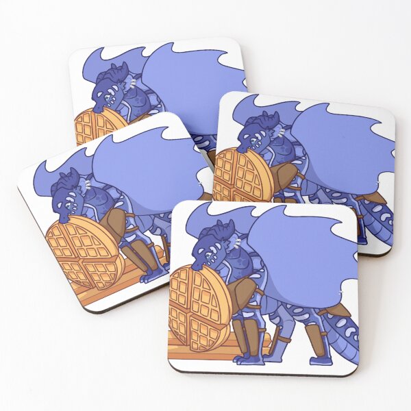 Item preview, Indigo with Waffles designed and sold by BlessedBlossom.