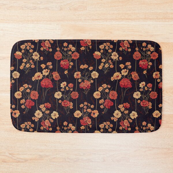 Item preview, Red Flowers Elegant Vintage Pattern designed and sold by trajeado14.