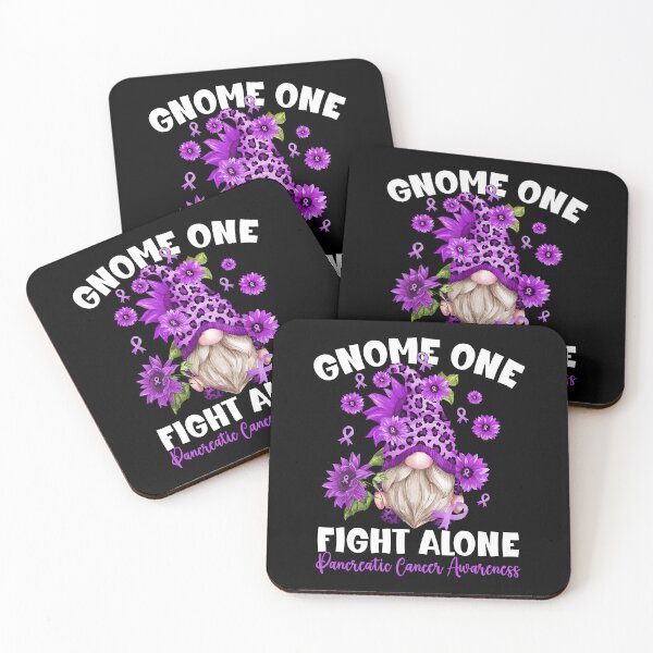 Item preview, Gnome One Fights Alone Pancreatic Cancer Awareness Purple Ribbon designed and sold by LAWRENCE-MORROW.