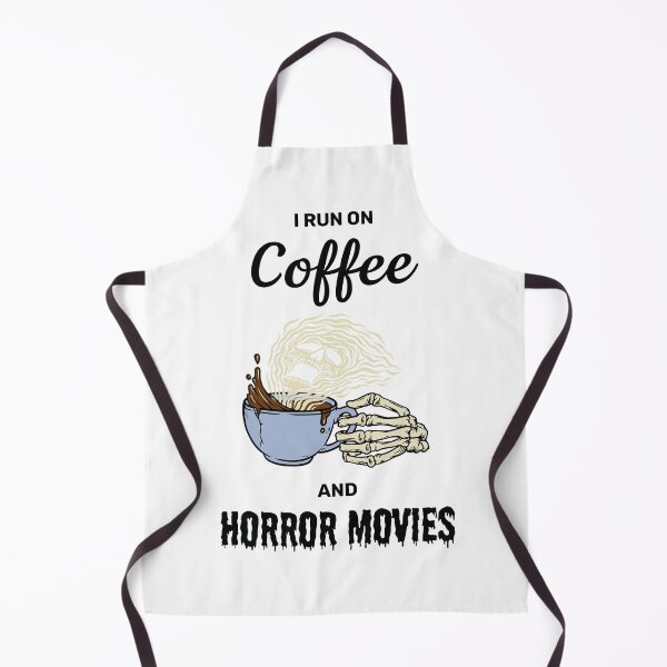 Item preview, I run on coffee and horror movies funny creepy halloween design designed and sold by absolutdesign.