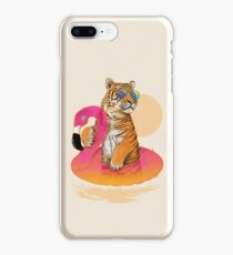 Chillin, Flamingo Tiger iPhone 8 Plus Case