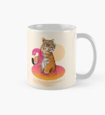 Chillin, Flamingo Tiger Mug