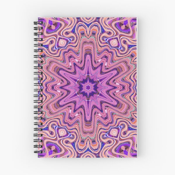 Item preview, Boho Vibes Abstract Mandala Maximalism Hippie Style Eclectic Mix of Lilac Blue Purple Pink 6 of 16 designed and sold by Beachy.