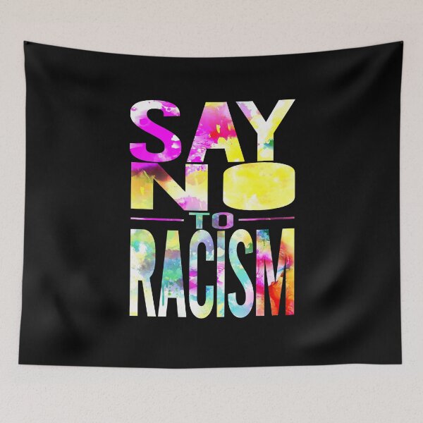 Item preview, Say No to Racism Black 82 Graphic Tee – Women Vintage Trending Trending Graphic Tee Cool Summer Tee For Men Funny Gifts  designed and sold by nailaimilyv.