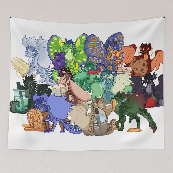 Item preview, Wings of fire with Food 3 designed and sold by BlessedBlossom.