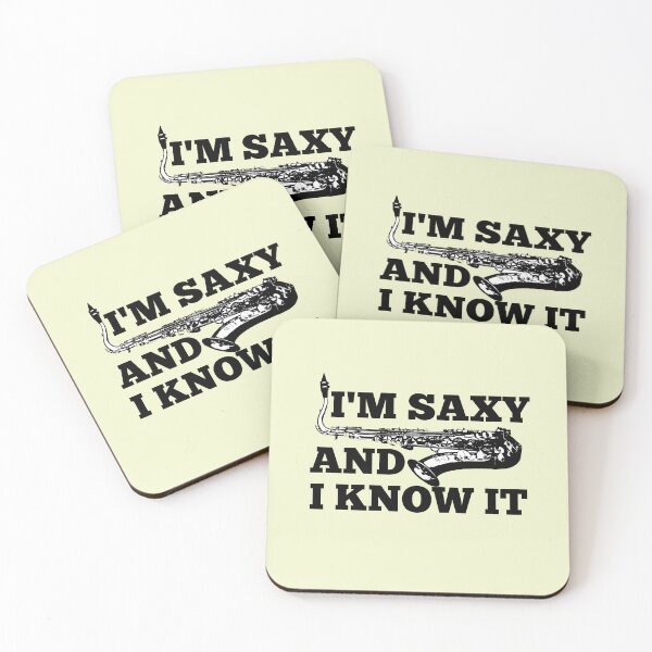 Item preview, I'M Saxy And I Know It For Saxophone Player And Orchestra Musicians As A Jazz Saxophonist designed and sold by Funwithmusic.