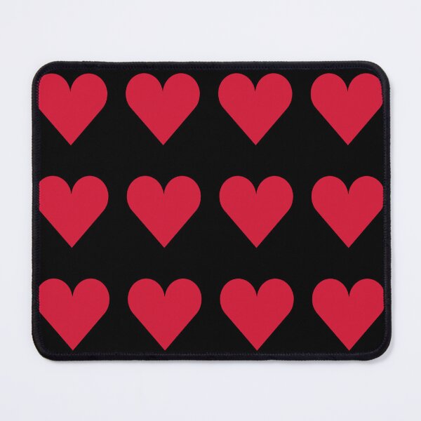 Item preview, Large RED and BLACK LOVE HEARTS designed and sold by RachelMacht.