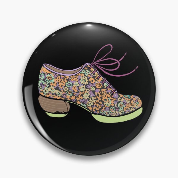 Item preview, Fluevog Waymouth Shoe, Flower Print designed and sold by anne m bray.