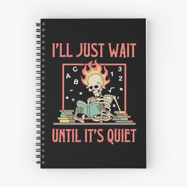Item preview, I'll Just Wait Until It's Quiet Skeleton designed and sold by mrxova.