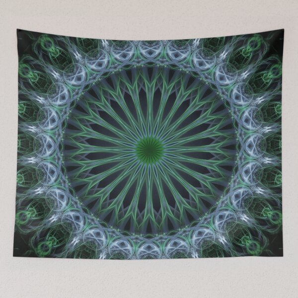 Item preview, Light blue and green mandala designed and sold by JBlaminsky.