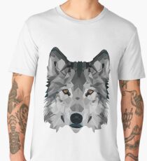 Crystalline Wolf Men's Premium T-Shirt