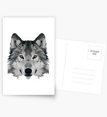Crystalline Wolf Postcards