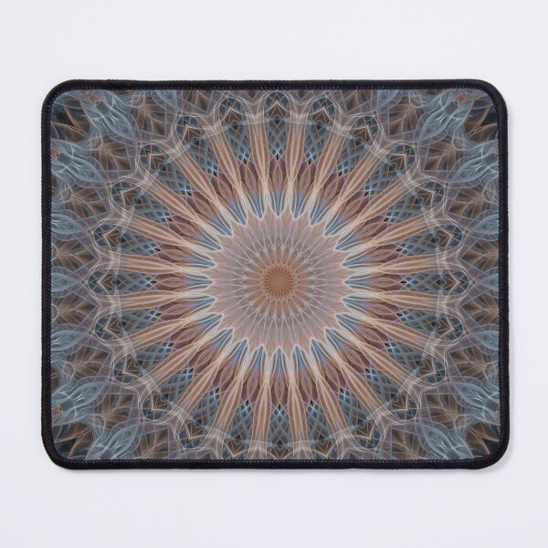 Item preview, Light blue and peach mandala designed and sold by JBlaminsky.