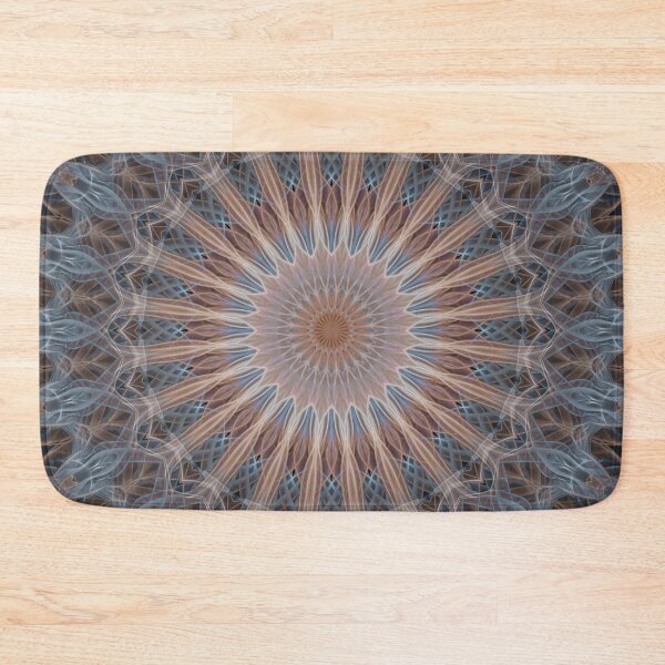 Item preview, Light blue and peach mandala designed and sold by JBlaminsky.