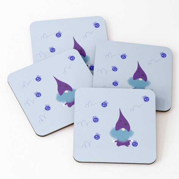 Item preview, Halloween gnome on pale blue designed and sold by Naked Drop.