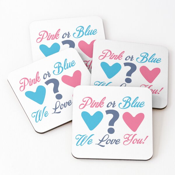 Item preview, Pink or Blue, We love you, heart, hearts, Love, Lovely, Valentine day's designed and sold by Elshan Ilyasov.