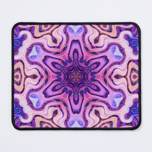 Item preview, Boho Vibes Abstract Mandala Maximalism Hippie Style Eclectic Mix of Lilac Blue Purple Pink 7 of 16 designed and sold by Beachy.