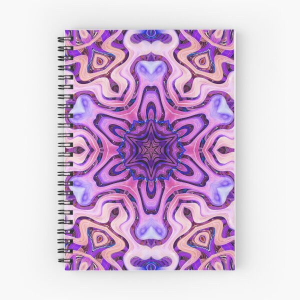 Item preview, Boho Vibes Abstract Mandala Maximalism Hippie Style Eclectic Mix of Lilac Blue Purple Pink 7 of 16 designed and sold by Beachy.