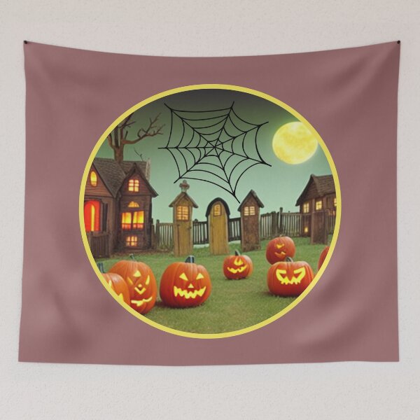 Item preview, VINTAGE HAUNTED  HALLOWEEN MANSION designed and sold by starfishstuff.