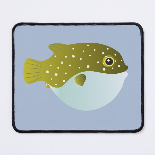 Item preview, puffer fish blow fish cute pufferfish designed and sold by MiraNomegusta.