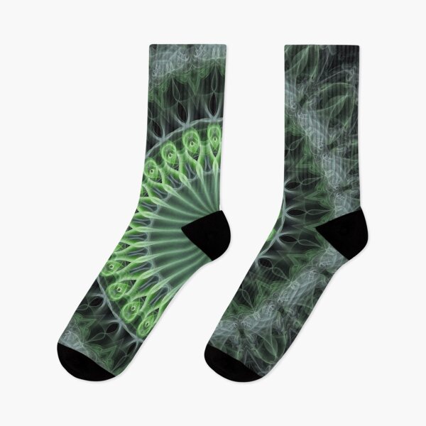 Item preview, Dark and neon green mandala designed and sold by JBlaminsky.