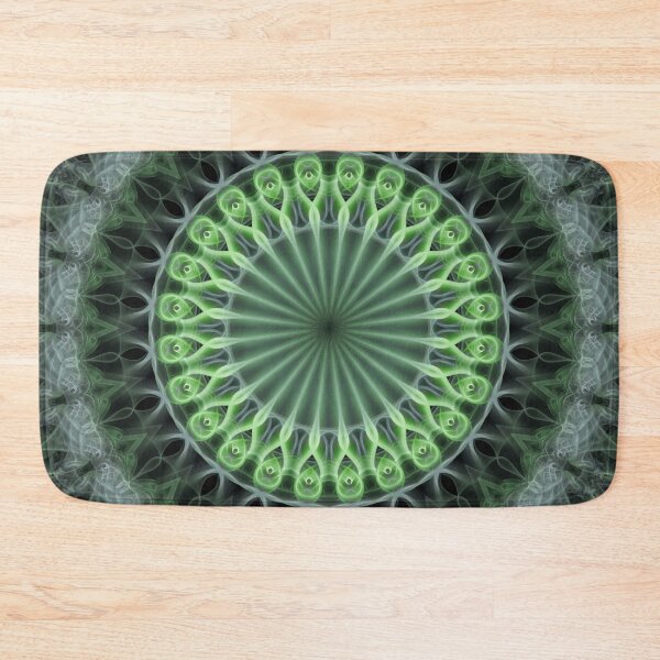 Item preview, Dark and neon green mandala designed and sold by JBlaminsky.