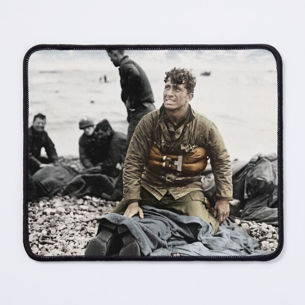 Item preview, D-Day Rescue, Omaha Beach, 1944 (colourised) designed and sold by Wesley de Mezieres.