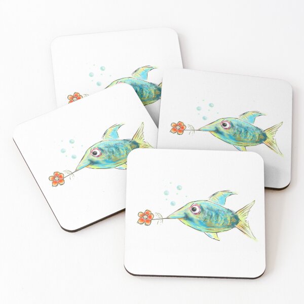 Item preview, romantic fish designed and sold by reyhanartstudio.