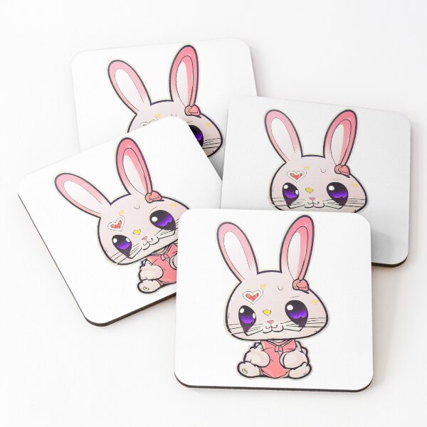 Item preview, Chibi Bunny Rabbit Cute Anime Sticker designed and sold by friskyfoxtrot.