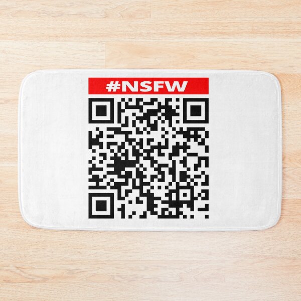 Item preview, #NSFW hashtag Rick roll Youtube video never gonna give you up QR code designed and sold by rednumberone.