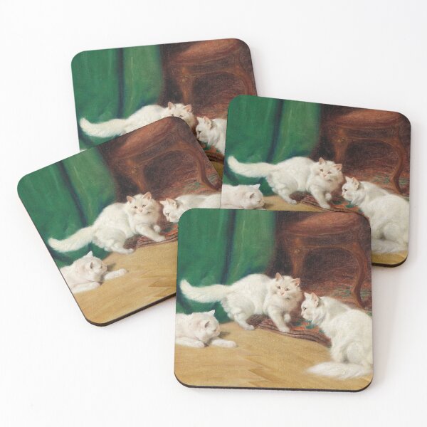 Item preview, Conversation Amongst Cats | Arthur Heyer | 1920 Animal Art designed and sold by CJET.