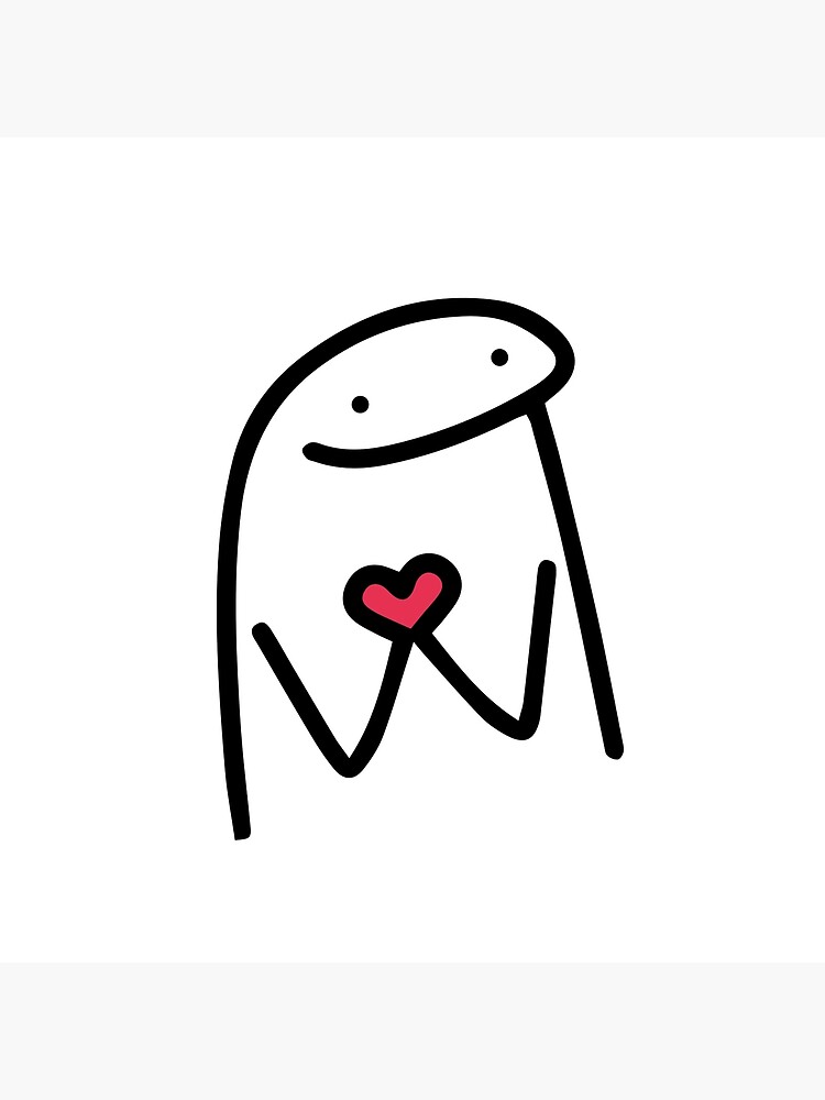 Flork in love meme | Art Board Print