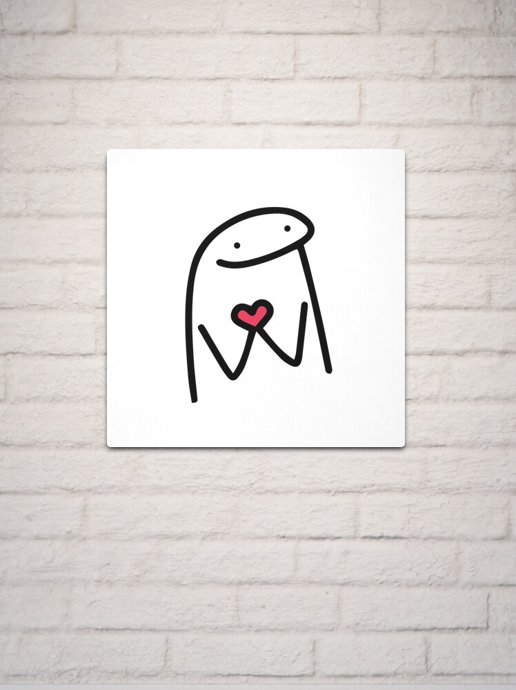 Flork in love meme | Art Board Print