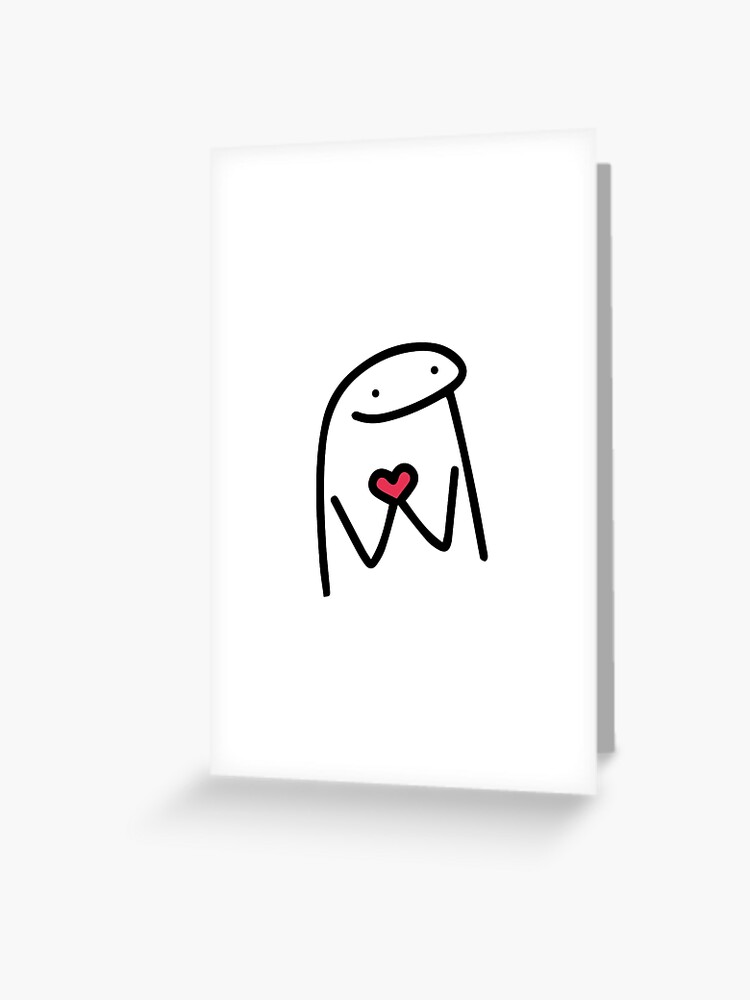 Flork crazy in love | Greeting Card