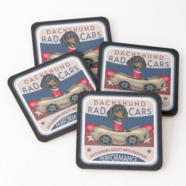 Item preview, Dachshund Rad Cars designed and sold by Danny Gordon.