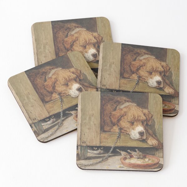 Item preview, Dangerous Ground | Henriette Ronner-Knip | 1900 Animal Art designed and sold by CJET.