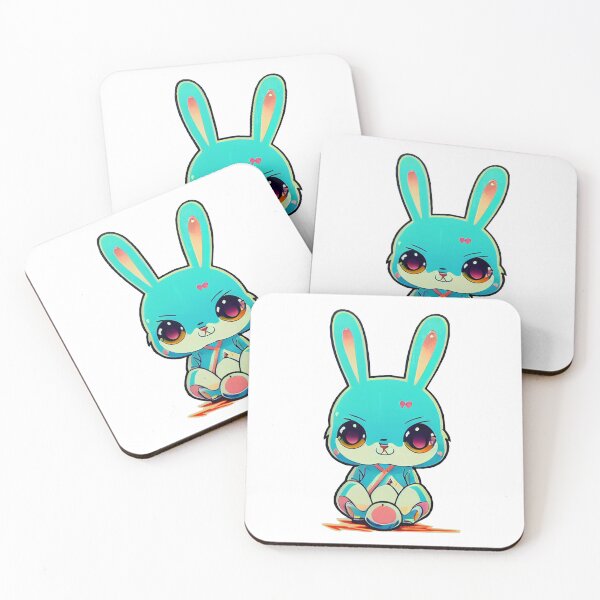 Item preview, Chibi Bunny Rabbit Cute Anime Sticker designed and sold by friskyfoxtrot.