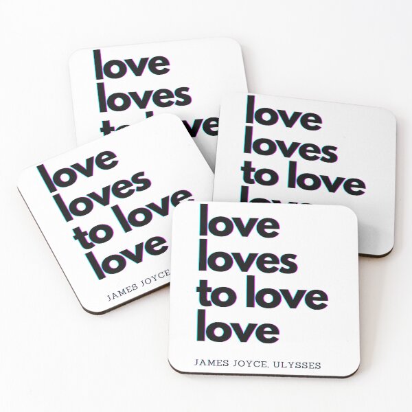 Item preview, LOVE LOVES TO LOVE LOVE, James Joyce designed and sold by dusie.