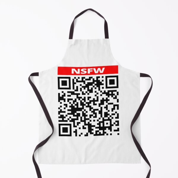 Item preview, NSFW hashtag Rick roll Youtube video never gonna give you up QR code designed and sold by rednumberone.