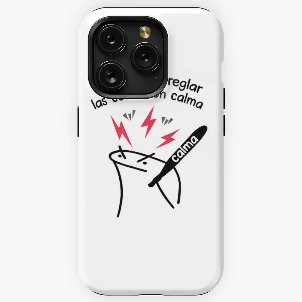 Flork con calma meme | iPhone Case