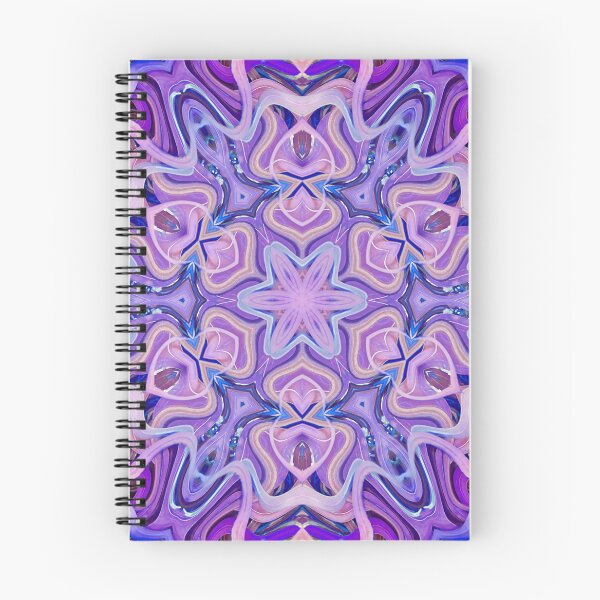 Item preview, Boho Vibes Abstract Mandala Maximalism Hippie Style Eclectic Mix of Lilac Blue Purple Pink 8 of 16 designed and sold by Beachy.