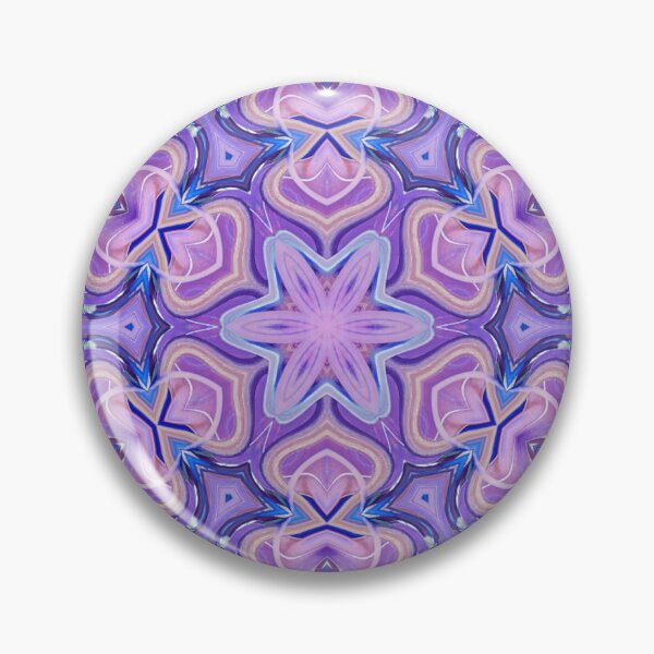 Item preview, Boho Vibes Abstract Mandala Maximalism Hippie Style Eclectic Mix of Lilac Blue Purple Pink 8 of 16 designed and sold by Beachy.