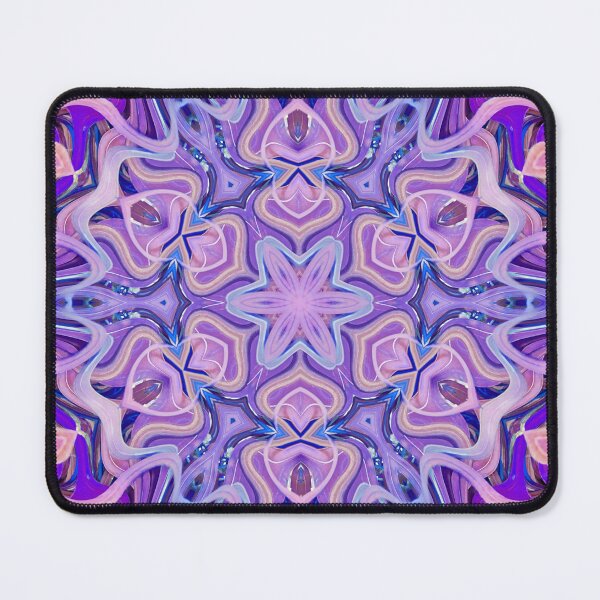Item preview, Boho Vibes Abstract Mandala Maximalism Hippie Style Eclectic Mix of Lilac Blue Purple Pink 8 of 16 designed and sold by Beachy.
