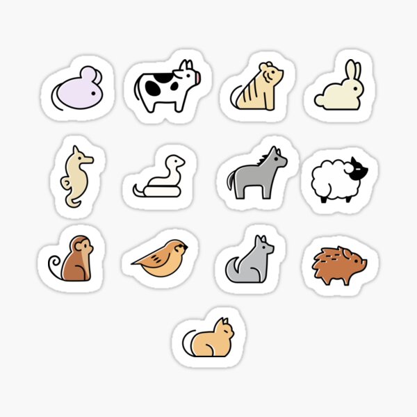 Fruits Basket 2019 Group #1 Sticker Set