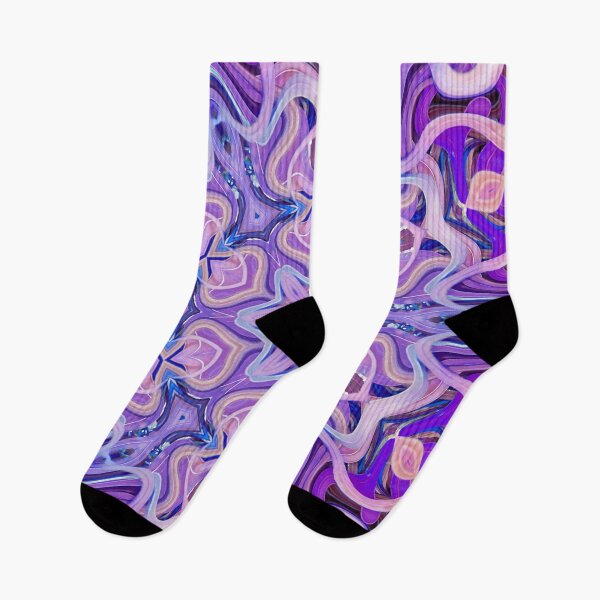 Item preview, Boho Vibes Abstract Mandala Maximalism Hippie Style Eclectic Mix of Lilac Blue Purple Pink 8 of 16 designed and sold by Beachy.