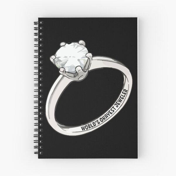 Item preview, World's okayest jeweler funny metalsmith diamond ring jewelry making meme designed and sold by MetalicBabe.