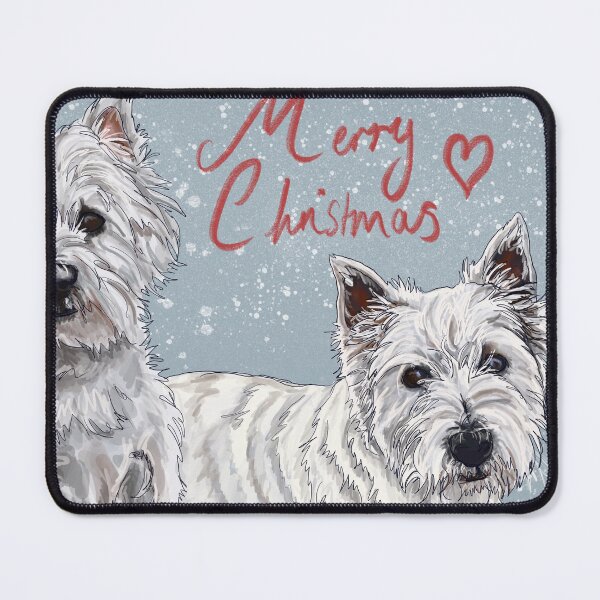 Item preview, Christmas Westies designed and sold by bethfrostart.