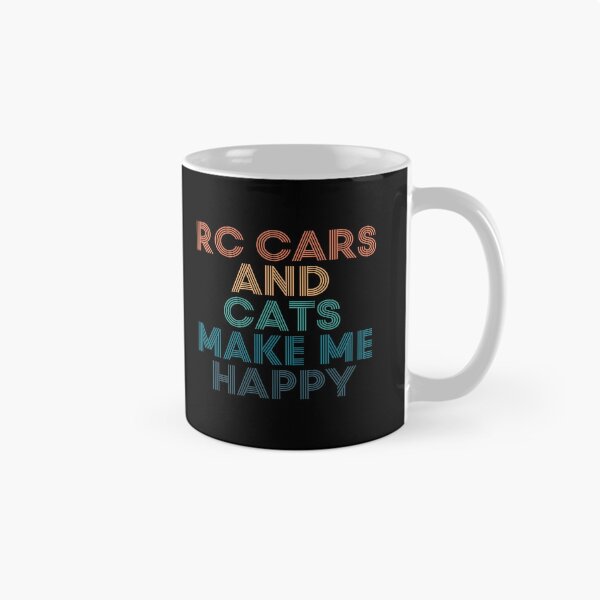 Item preview, RC Cars And Cats Make Me Happy- Gift for RC Cars & Cats Fans designed and sold by kindxinn.